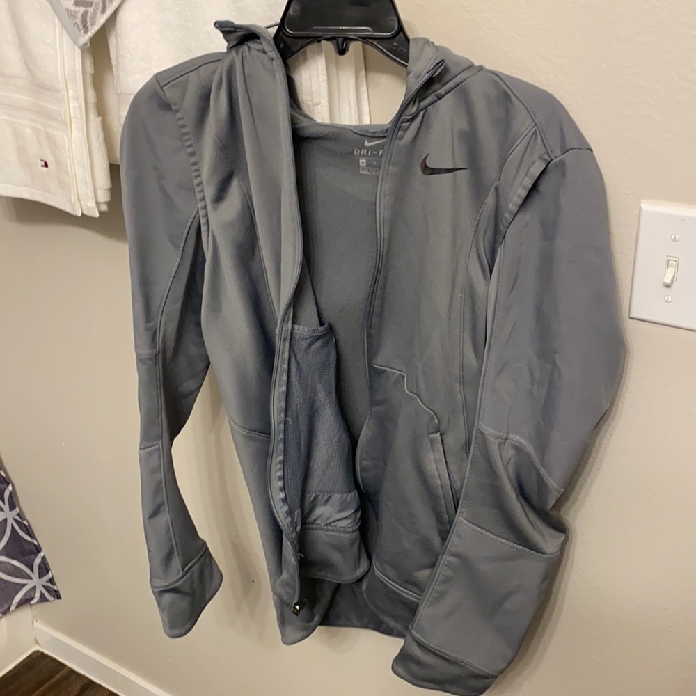 Grey Zip-up hoodie